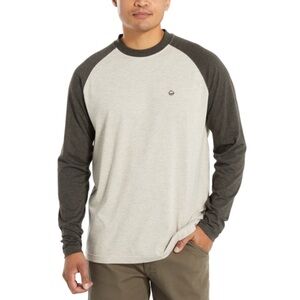 Wolverine Men's Classic Brower Long Raglan Sleeve Shirt Size Medium Ash Heather